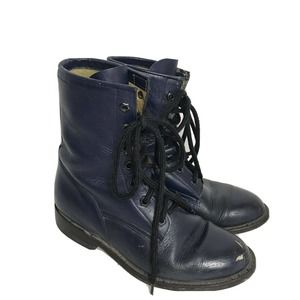Vintage Artillero Leather Combat Boots